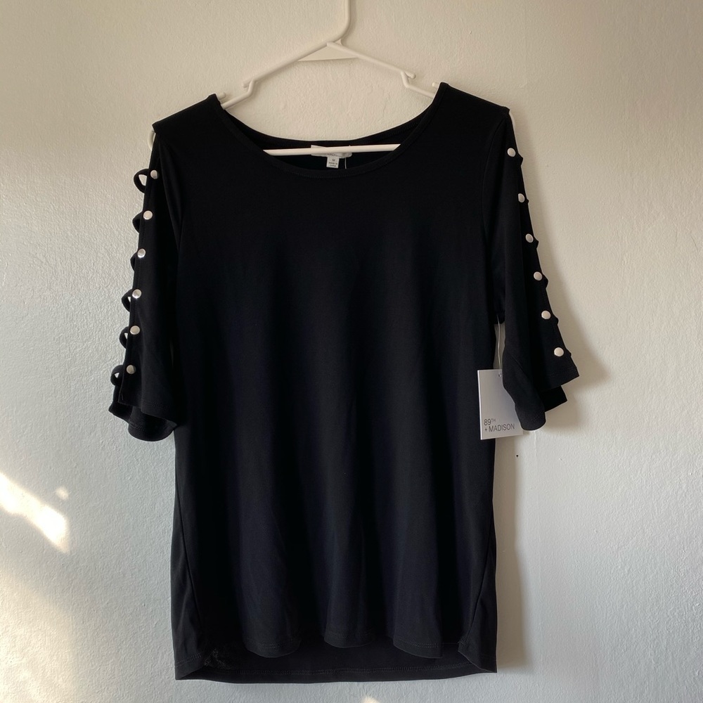 Long Sleeve Black Top
